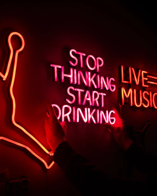 Stop Thinking Start Drinking 🍹✨